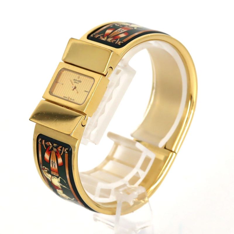 Hermes Roque Enamel GP Lo1.201 GP Quartz