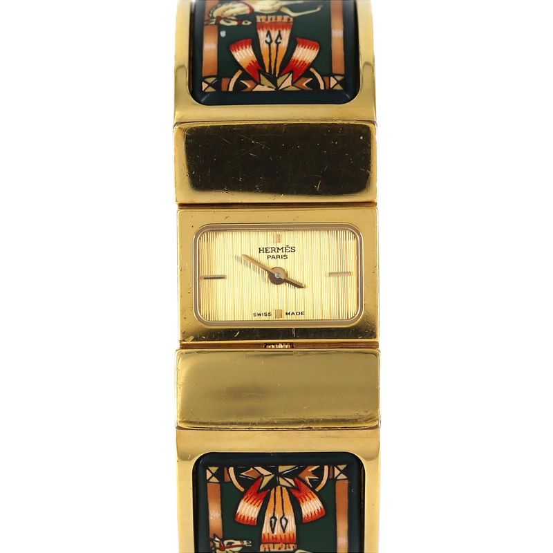 Hermes Roque Enamel GP Lo1.201 GP Quartz