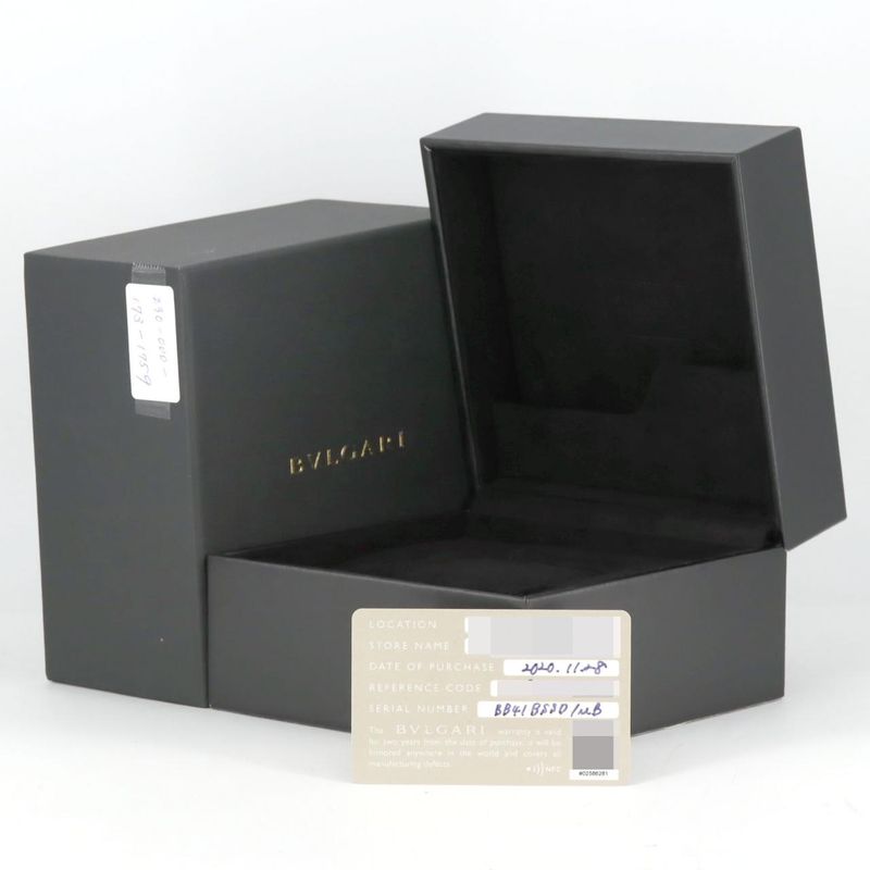 Bvlgari Bb41s Bb41bss D SS Automatic