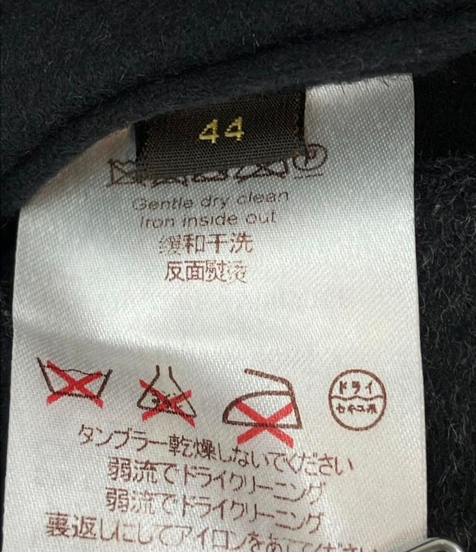 Louis Vuitton Chester Coat Black Men's Size 44 (S) Louis Vuitton