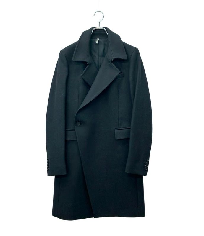 Dior Homme Chester Coat Wrap Black Wool 09aw 9h3131800315 Men's Size 46 (M)