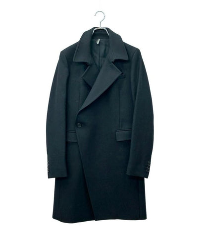 Dior Homme Chester Coat Wrap Black Wool 09aw 9h3131800315 Men's Size 46 (M)