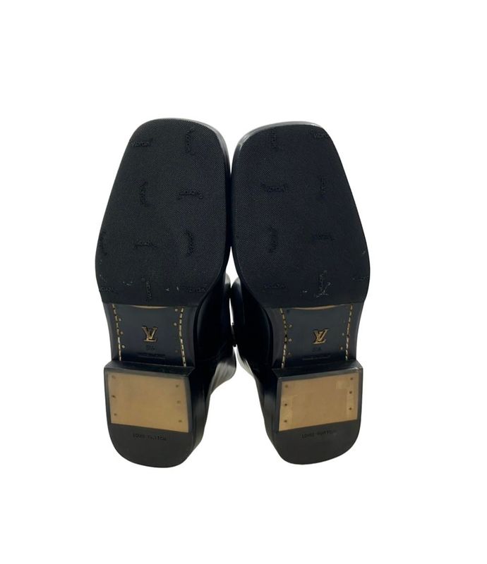 Louis Vuitton Side Gore Boots Side Zip Men's Size 5 1 2 (25cm (9.84in)) Louis