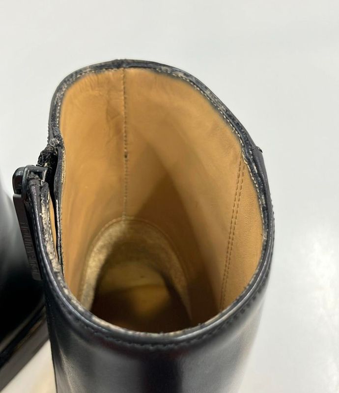 Louis Vuitton Side Gore Boots Side Zip Men's Size 5 1 2 (25cm (9.84in)) Louis