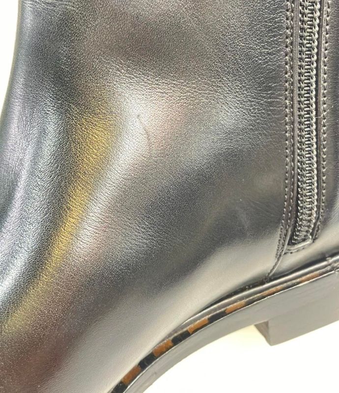 Louis Vuitton Side Gore Boots Side Zip Men's Size 5 1 2 (25cm (9.84in)) Louis