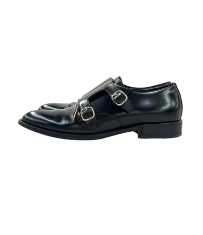 Saint Laurent Paris Double Monk Strap Leather Shoes Women's Size 37 1 2 (24.5cm