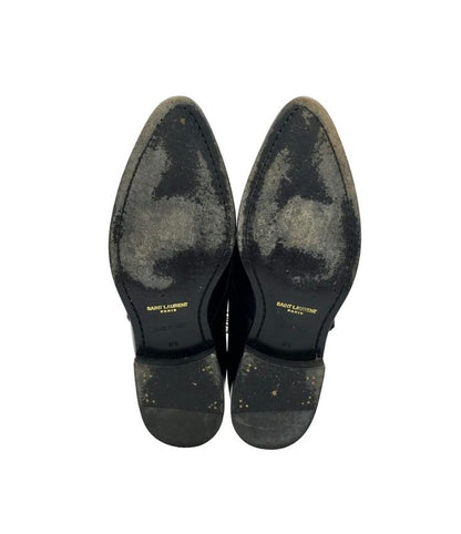 Saint Laurent Paris Double Monk Strap Leather Shoes Women's Size 37 1 2 (24.5cm