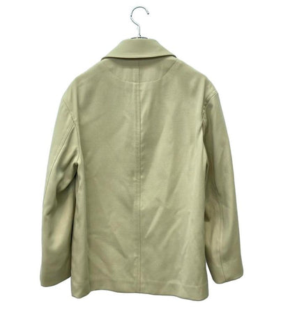 Loewe Jacket Combo Anagram Logo Leather Patch Blouson Wool Workwear Jacket