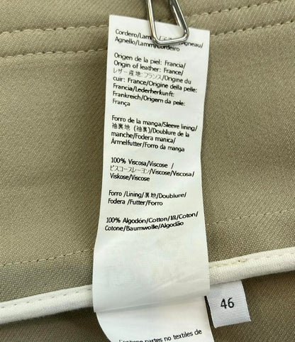 Loewe Jacket Combo Anagram Logo Leather Patch Blouson Wool Workwear Jacket