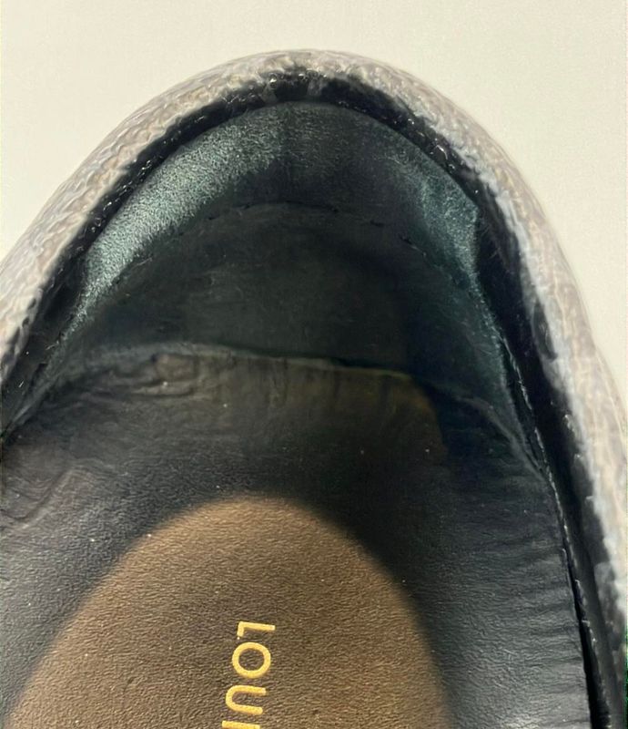Louis Vuitton Driving Shoes Moccasins Arizona Line Men's Size 7 1 2 (26.5cm