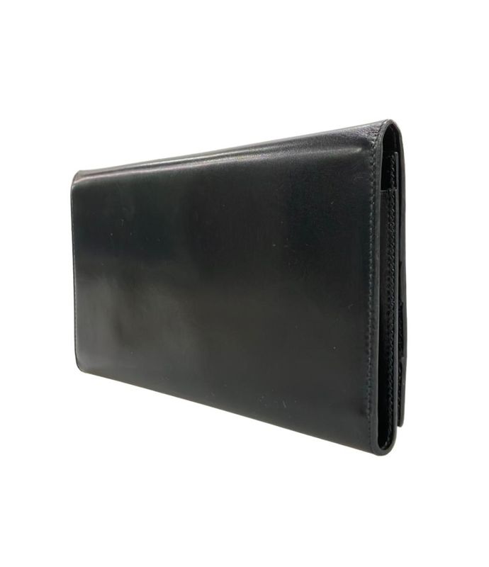 Prada Trifold Multi Wallet Patent Leather Pass Port Case Unisex Prada