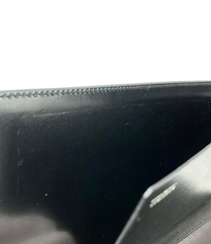 Prada Trifold Multi Wallet Patent Leather Pass Port Case Unisex Prada