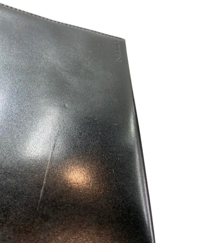 Prada Trifold Multi Wallet Patent Leather Pass Port Case Unisex Prada