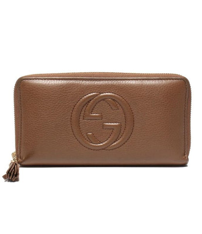 Gucci Round Zipper Long Wallet Soho 308004 0959 Women's Gucci