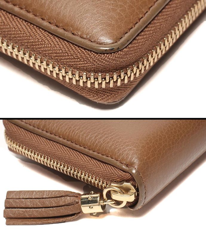 Gucci Round Zipper Long Wallet Soho 308004 0959 Women's Gucci