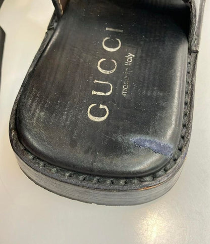 Gucci Leather Sandals Sherry Line Men's Size 40 (25cm (9.84in)) Gucci