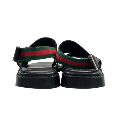 Gucci Leather Sandals Sherry Line Men's Size 40 (25cm (9.84in)) Gucci