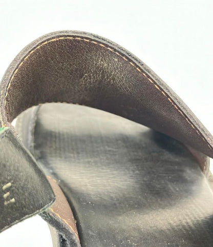 Gucci Leather Sandals Sherry Line Men's Size 40 (25cm (9.84in)) Gucci