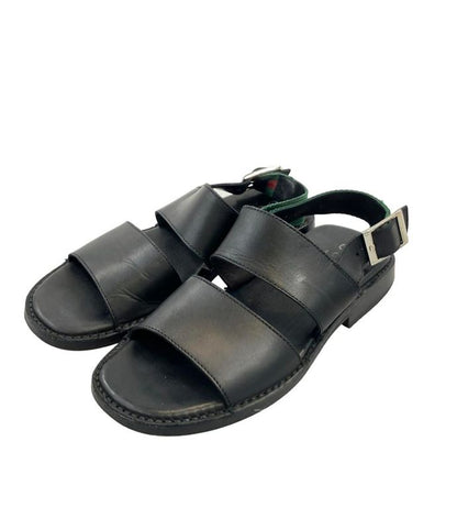 Gucci Leather Sandals Sherry Line Men's Size 40 (25cm (9.84in)) Gucci