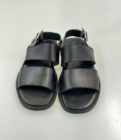 Gucci Leather Sandals Sherry Line Men's Size 40 (25cm (9.84in)) Gucci