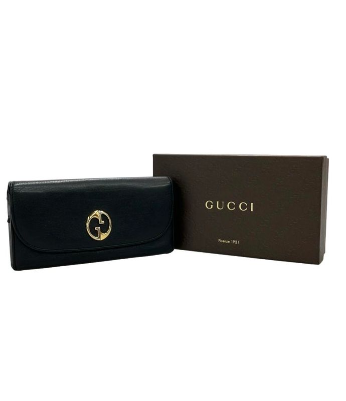 Gucci Long Wallet Double G Continental Wallet 245739 496085 Unisex Gucci