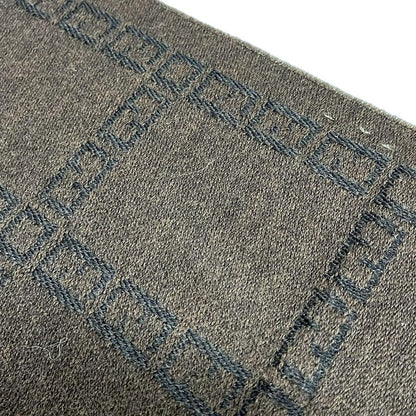 Fendi Shawl Excellent Condition - Dark Brown and Dark Gray Wool