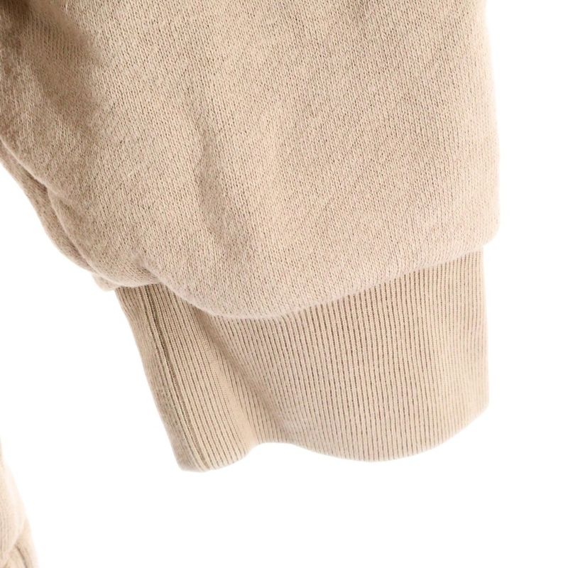 Gucci Web&Gucci Labeled Half Zip Pullover Sweatshirt Hoodie Beige 644656 Xjc3w