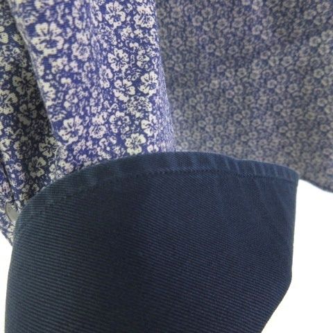 Gucci Shirt Slim Long Sleeves Floral Pattern Snap Buttons 40