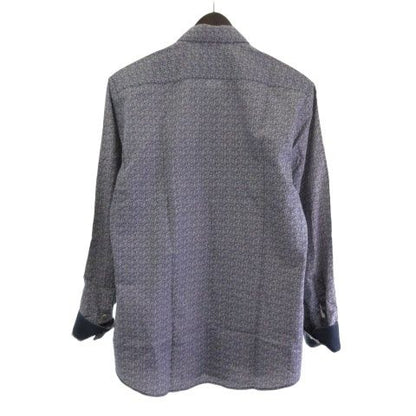 Gucci Shirt Slim Long Sleeves Floral Pattern Snap Buttons 40