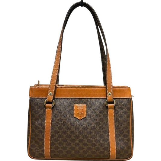 Celine ⑤ M90 Macadam Handbag Women Brown