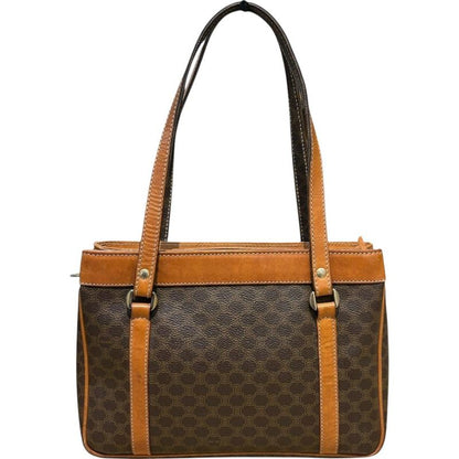 Celine ⑤ M90 Macadam Handbag Women Brown