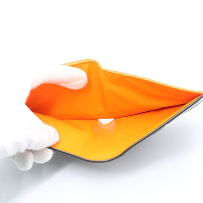 Bottega Veneta Dark Greenish and Orange Calfleather Maxi Intrecciato Cassette