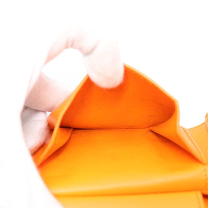 Bottega Veneta Dark Greenish and Orange Calfleather Maxi Intrecciato Cassette