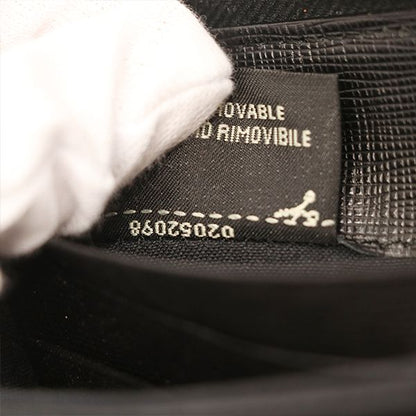 Fendi Black Leather Carlito Round Zipper Long Wallet Unisex 400001480160099