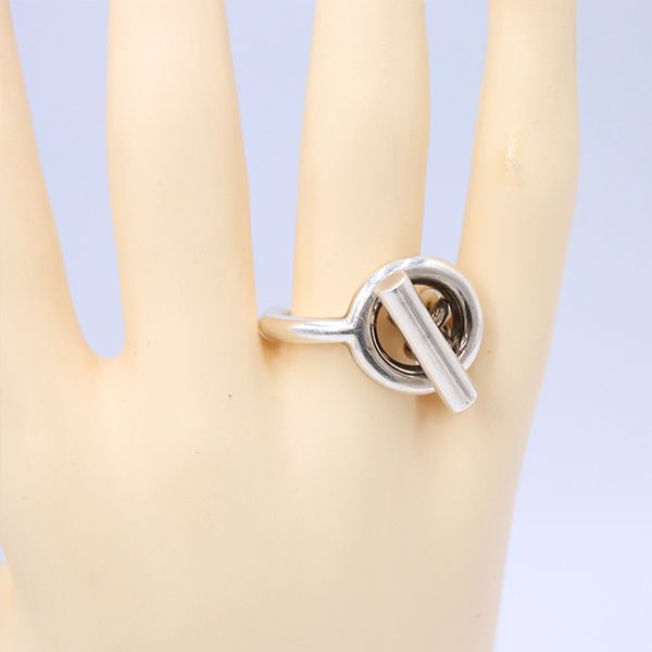 Hermes Echappe Croisette Ring 925 12 Box 4000056801701469