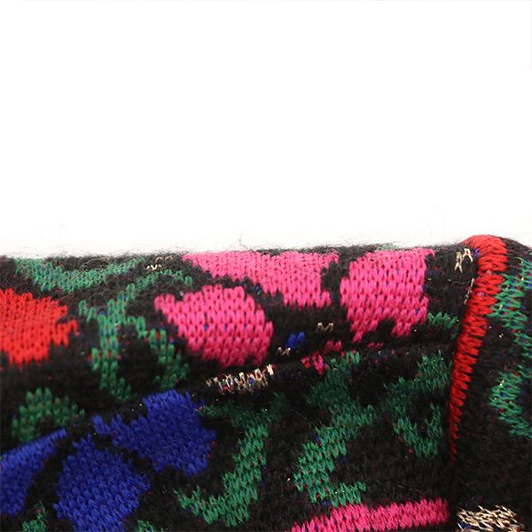 Yves Saint Laurent Long Sleeve Round Neck Knit Cardigan Hair