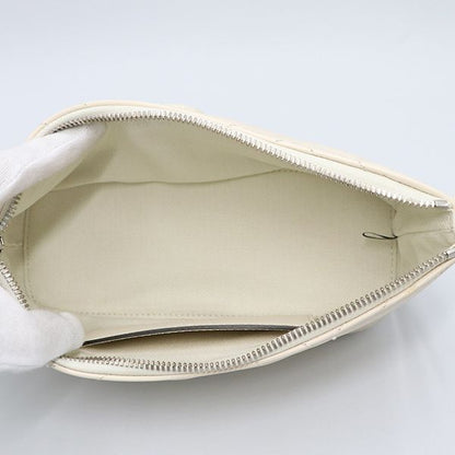 Gucci White Leather GG Marmont One Shoulder Bag 739166 Women's 400000180100