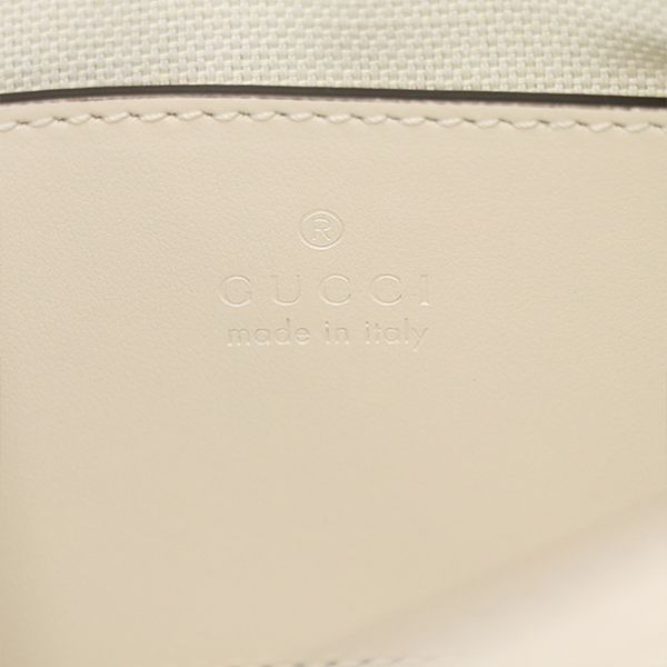 Gucci White Leather GG Marmont One Shoulder Bag 739166 Women's 400000180100