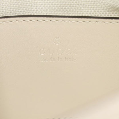 Gucci White Leather GG Marmont One Shoulder Bag 739166 Women's 400000180100