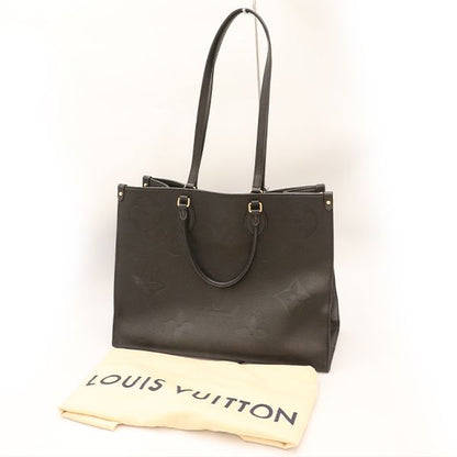 Louis Vuitton Noir Black Monogram/empreinte on-the-Go GM M44925 2way Bag Ladies