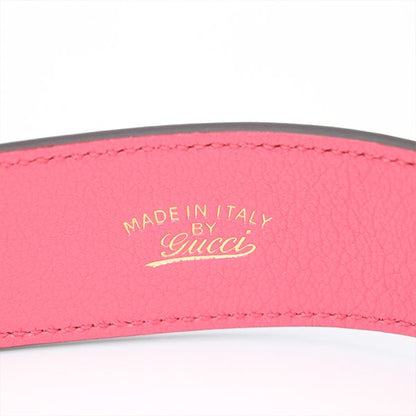Gucci Pink Leather Aphrodite GG Marmont 739076 Shoulder Bag Women 400000180