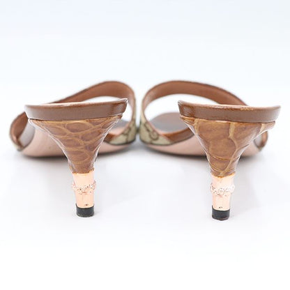 Gucci Mules Bamboo GG Canvas Size 35c Storage Bag Women's 4000009801700263