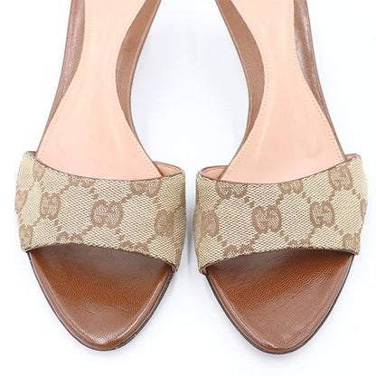 Gucci Mules Bamboo GG Canvas Size 35c Storage Bag Women's 4000009801700263