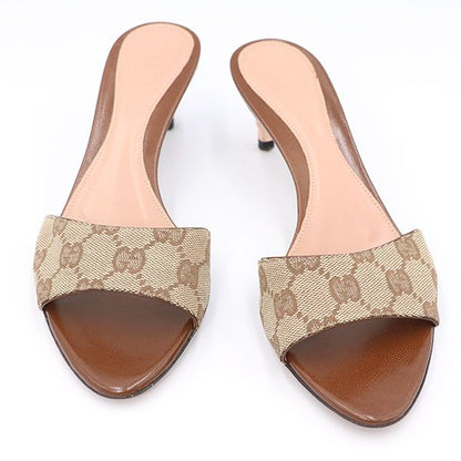 Gucci Mules Bamboo GG Canvas Size 35c Storage Bag Women's 4000009801700263
