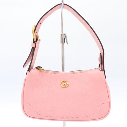 Gucci Baby Pink Leather Aphrodite GG Marmont 739076 Shoulder Bag 4000001801