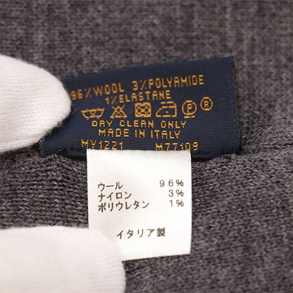 Louis Vuitton Ear Warmer M77109 Wool Black Gray Ear Warmers 400001080090023