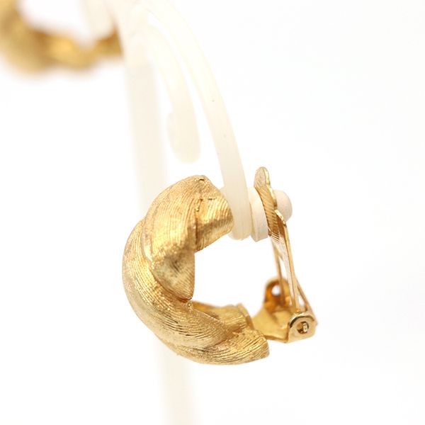 Christian Dior Vintage Necklace Earring Set Gold 4000060800900932