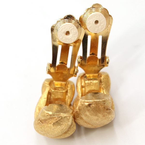 Christian Dior Vintage Necklace Earring Set Gold 4000060800900932