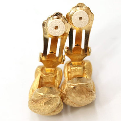 Christian Dior Vintage Necklace Earring Set Gold 4000060800900932