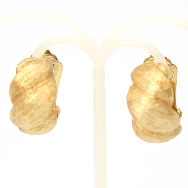 Christian Dior Vintage Necklace Earring Set Gold 4000060800900932